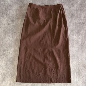 Vintage Norton Studio Classic Brown Maxi Skirt